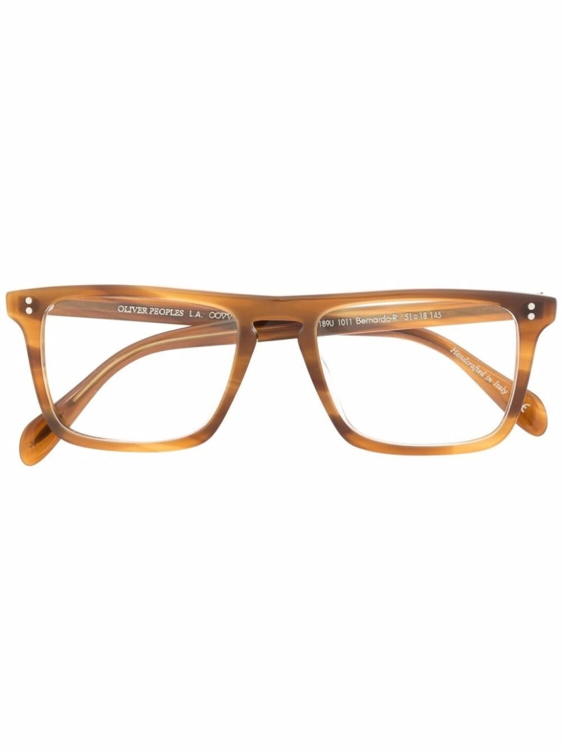 

Oliver Peoples очки Bernardo в квадратной оправе, коричневый