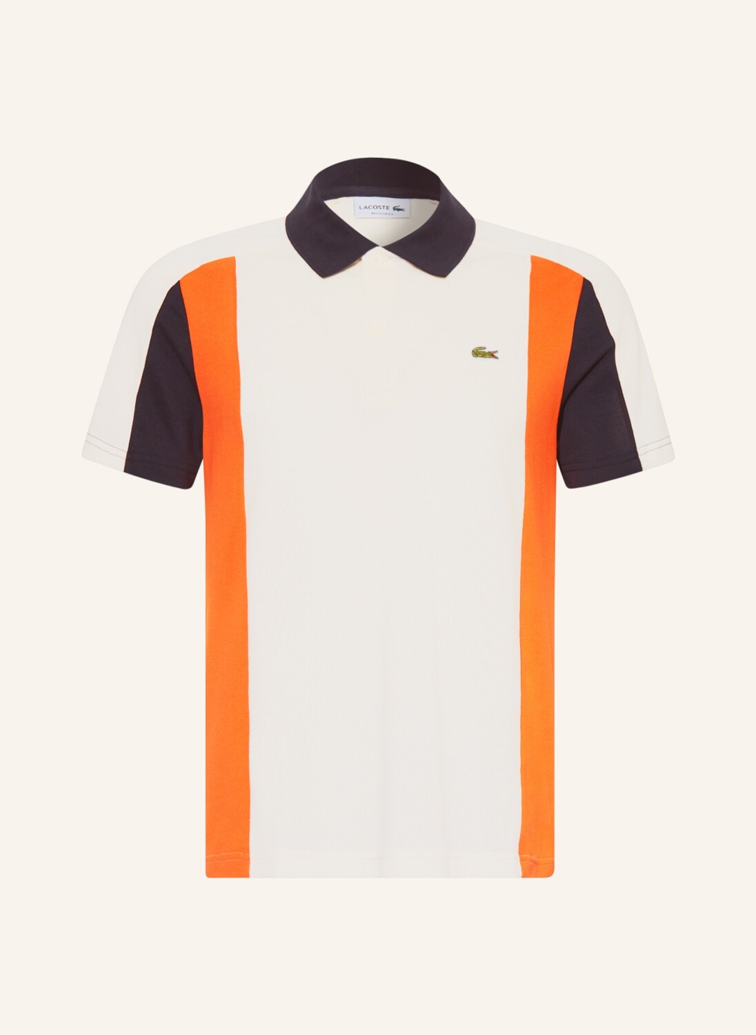 

Рубашка поло LACOSTE Piqué Regular Fit, бежевый