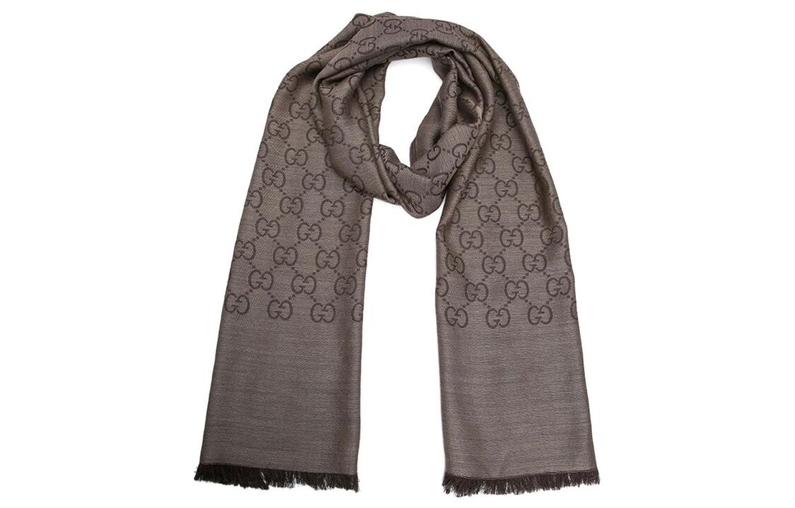 

Шарф GUCCI шерстяной, светло-коричневый
