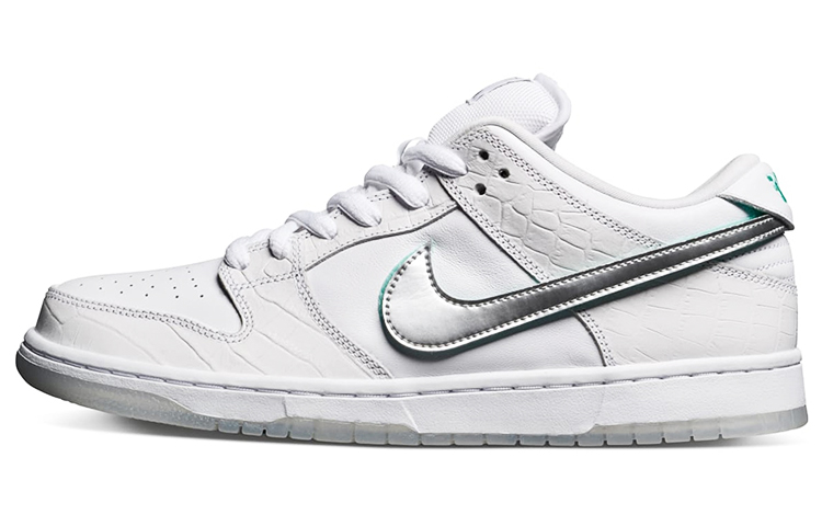 

Кроссовки унисекс для скейтбординга Diamond Supply Co. X Nike Sb Dunk Low White Diamond