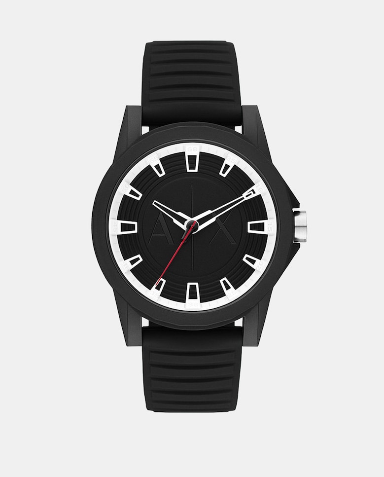 

Outerbanks AX2520 Черные резиновые мужские часы Armani Exchange, черный