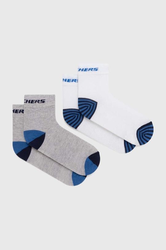 

Детские носки Skechers MESH VENTILATION ORGANIC STRIPE, 4 шт., белый