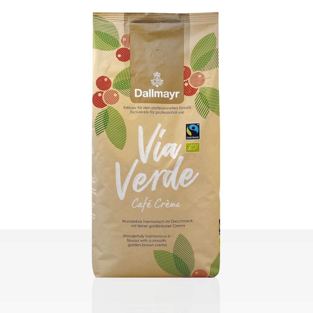 

Dallmayr Via Verde Café CrèmeFairtrade - кофейные зерна 6 x 1 кг, 100% арабика