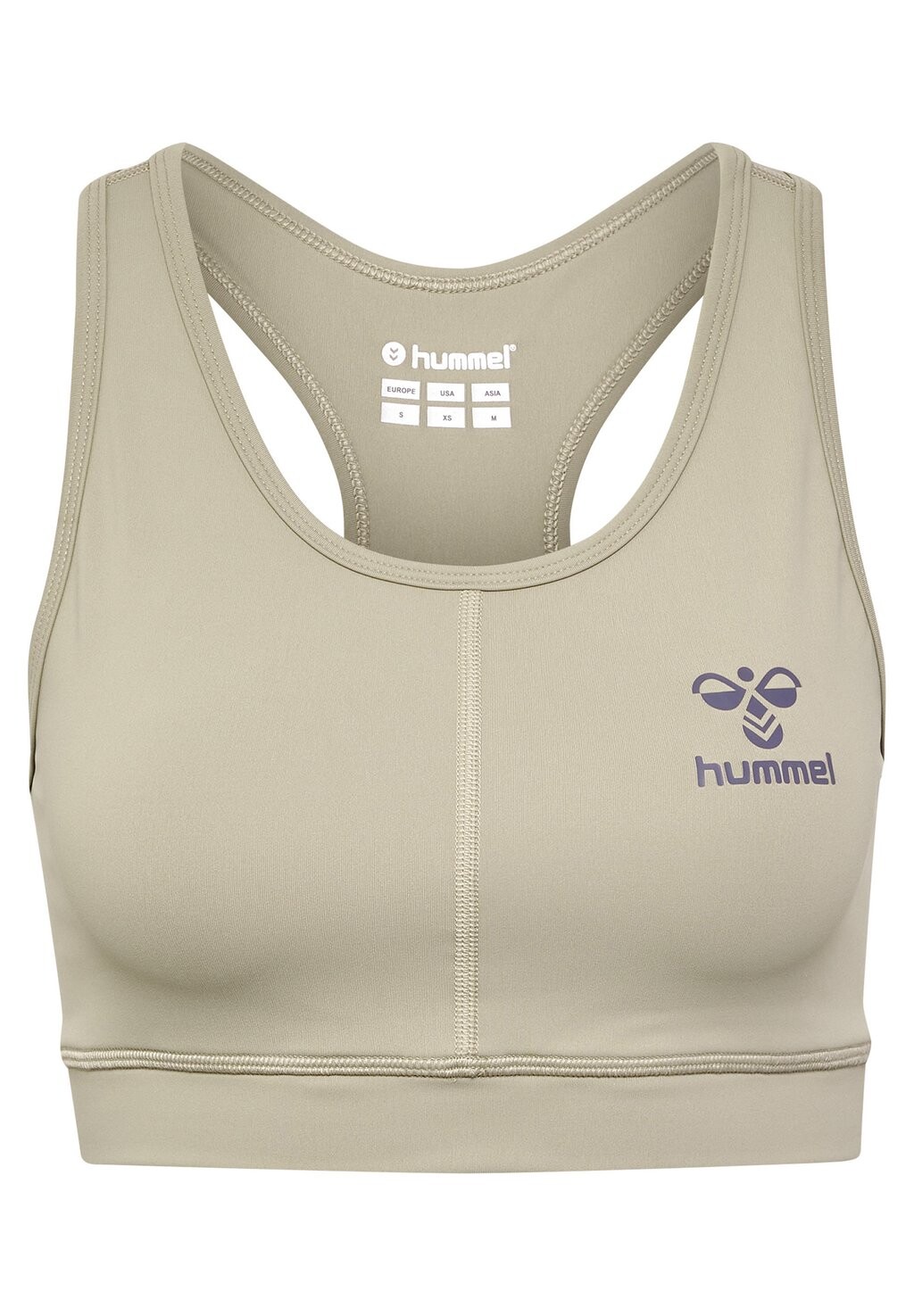 

Спортивный бюстгальтер со средней поддержкой Hummel, молочный