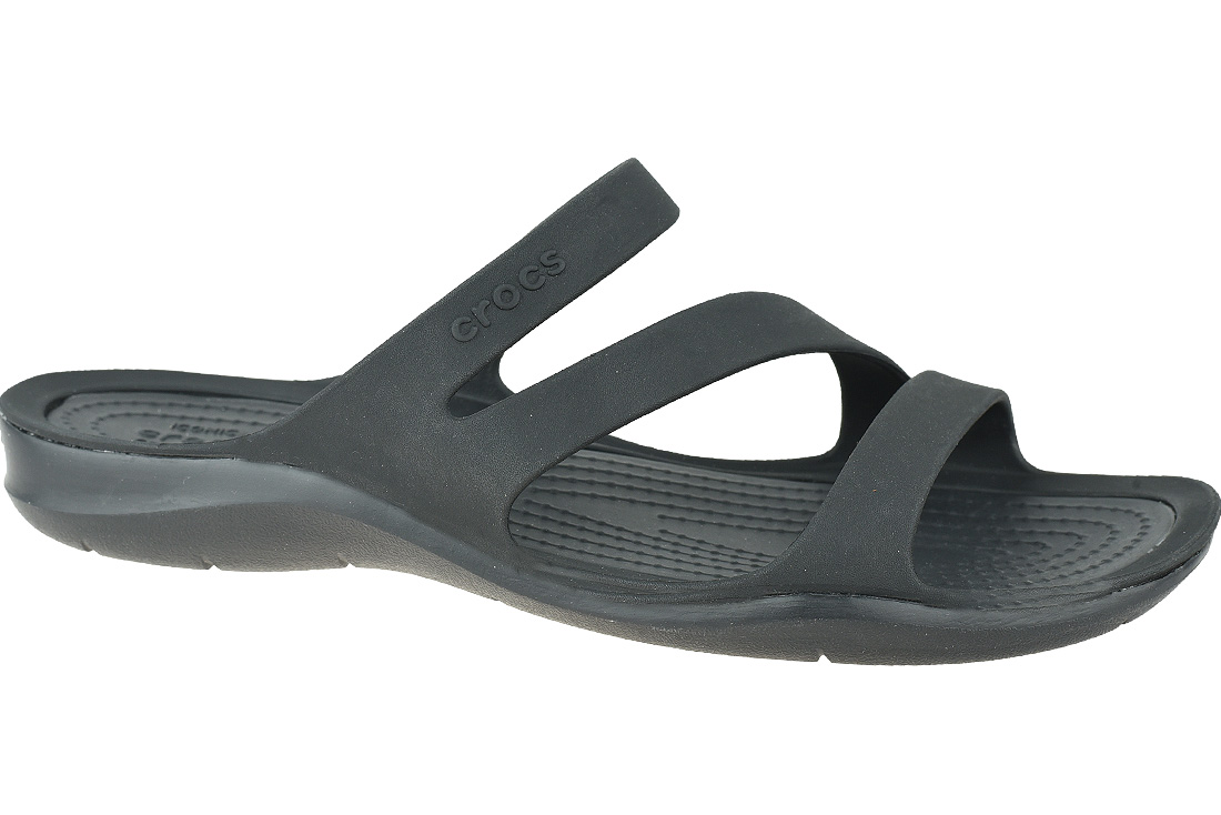 Мюли Crocs Crocs W Swiftwater Sandals, черный цена и фото