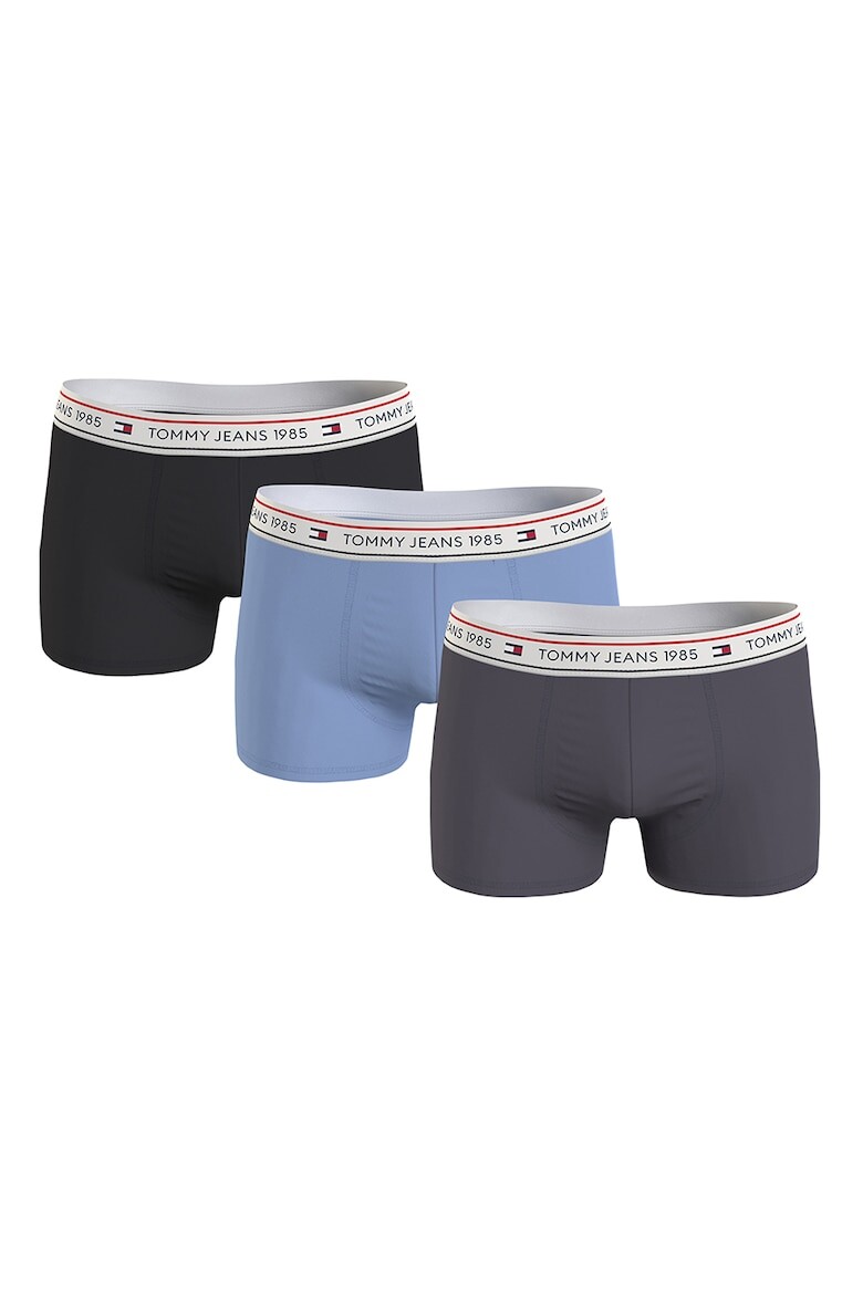 

Боксеры с логотипом - 3 пары Tommy Hilfiger, черный