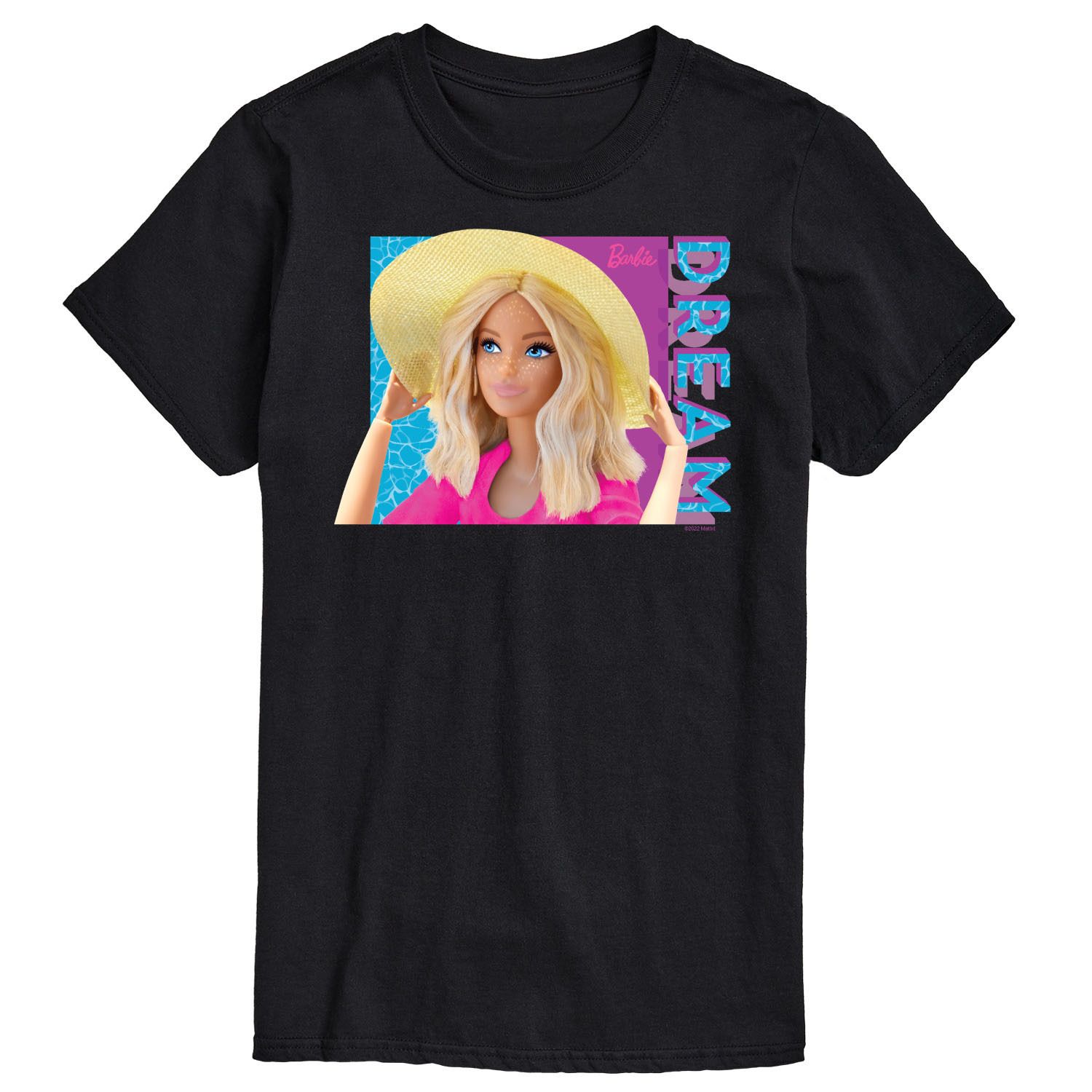 Летняя футболка с рисунком Big & Tall Dream Barbie, черный