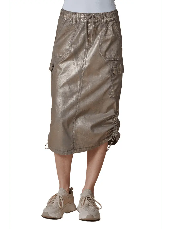 

Юбка ZHRILL Damen ZHJIL SHINE, коричневый