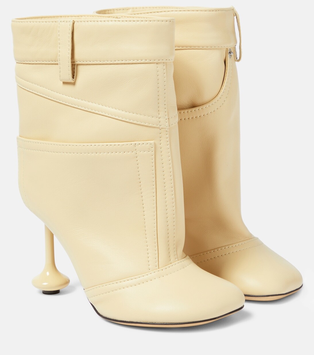 

Ботильоны из игрушечной кожи Loewe, белый