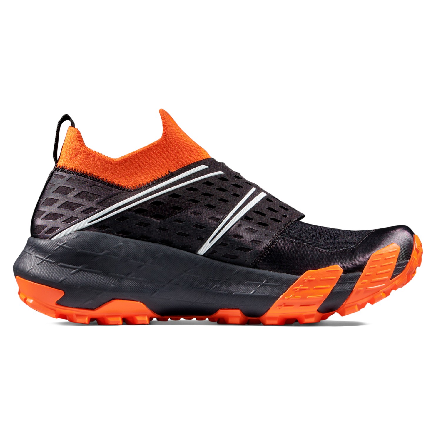 Кроссовки для бега по пересеченной местности Mammut Women's Aenergy TR Boa Mid GTX, цвет Black/Dark Tangerine