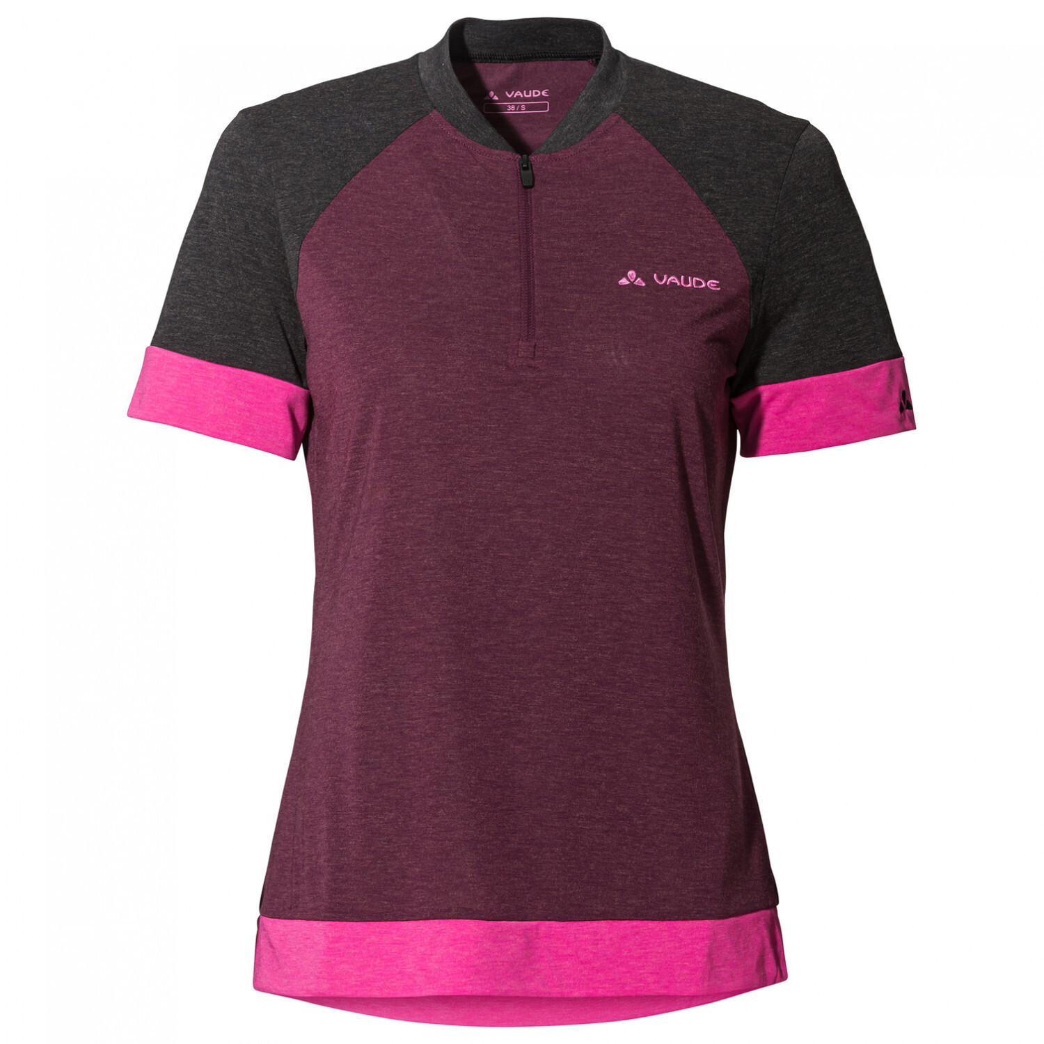 

Велосипедный трикотаж Vaude Women's Altissimo Q Zip Shirt, цвет Cassis