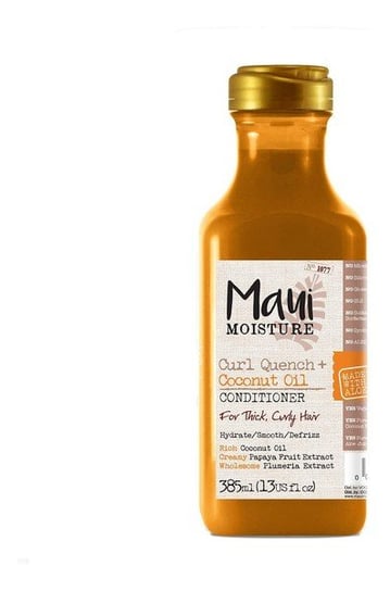Кондиционер-кондиционер с кокосовым маслом для густых и вьющихся волос с кокосовым маслом Maui Moisture Curl quench + maui moisture heal