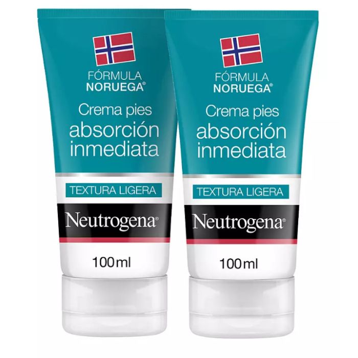 Крем для ног Pack Crema Pies Absorción Inmediata Neutrogena, Set 2 productos