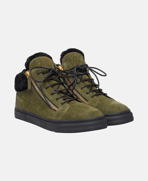 

Кроссовки Giuseppe Zanotti Design, хаки