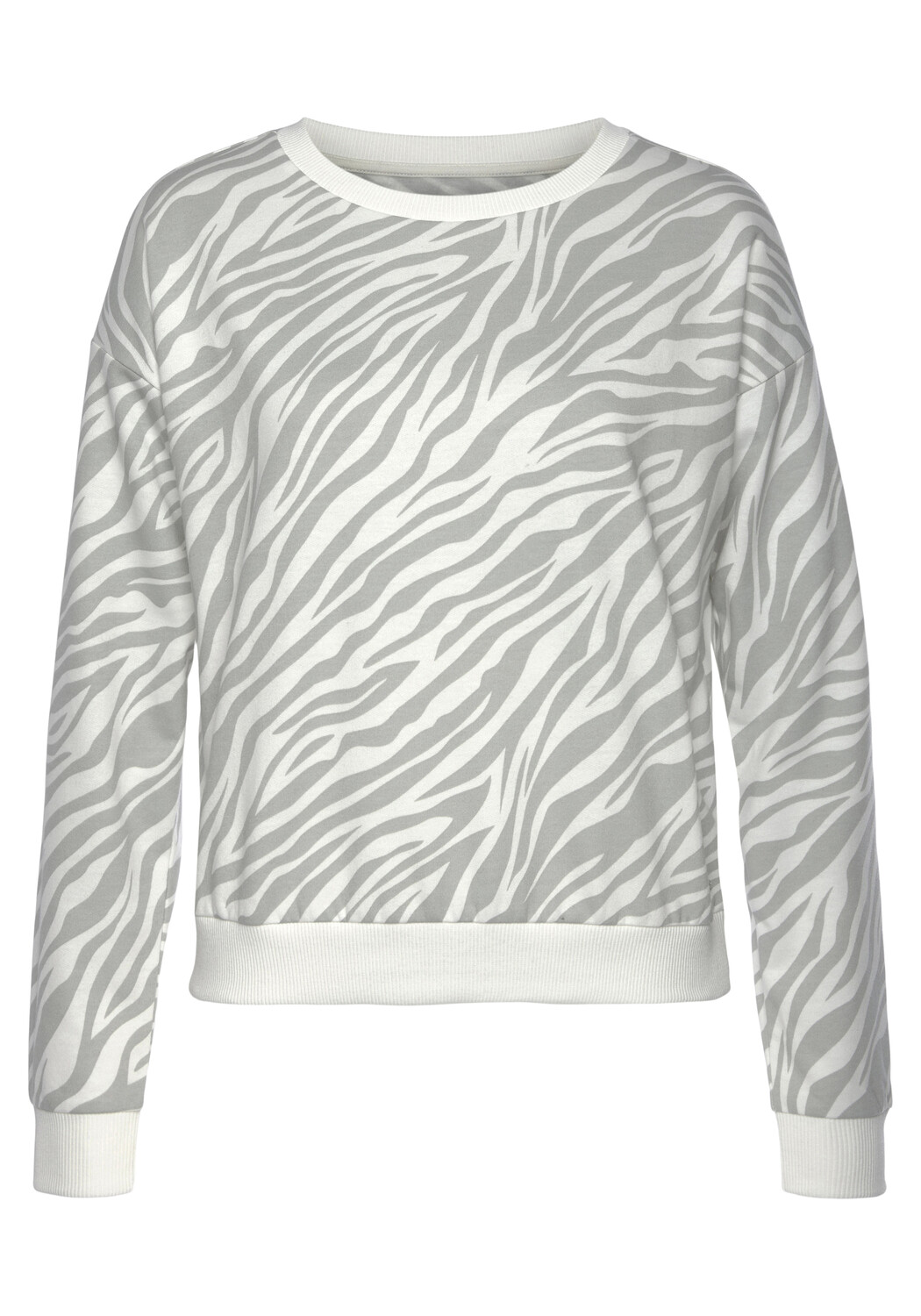 

Свитер LASCANA Sweater, цвет grau zebra gestreift