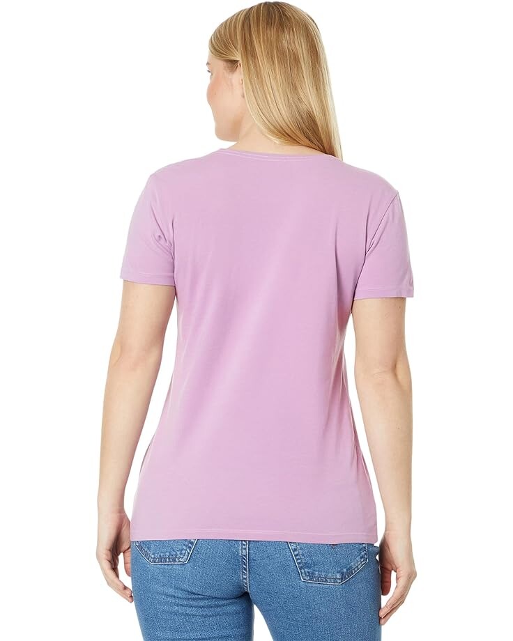 

Футболка Life is Good Floral Bee Mandala Short Sleeve Crusher-Lite Tee, цвет Violet Purple