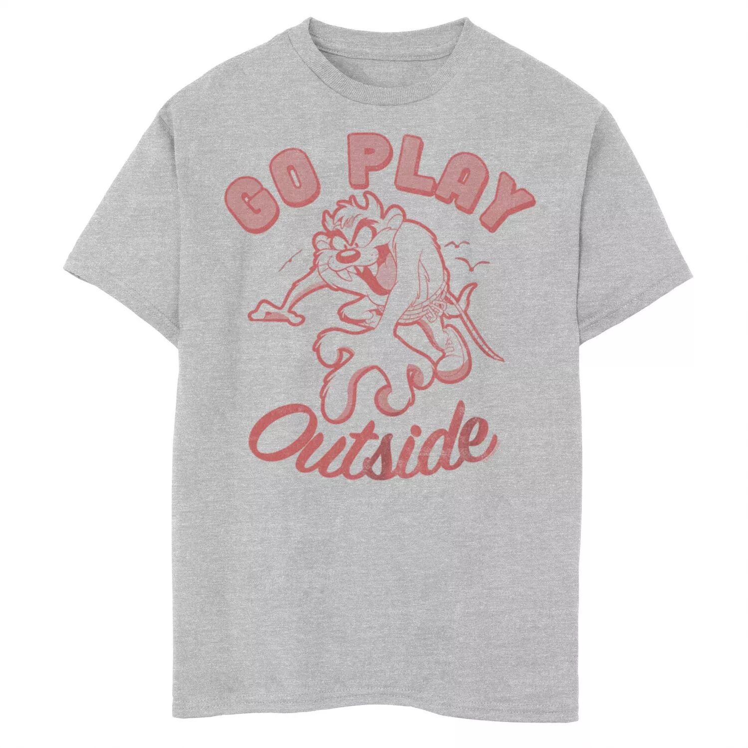 

Футболка с рисунком Husky Looney Tunes Tasmanian Devil Go Play Outdoor для мальчиков 8–20 лет Licensed Character