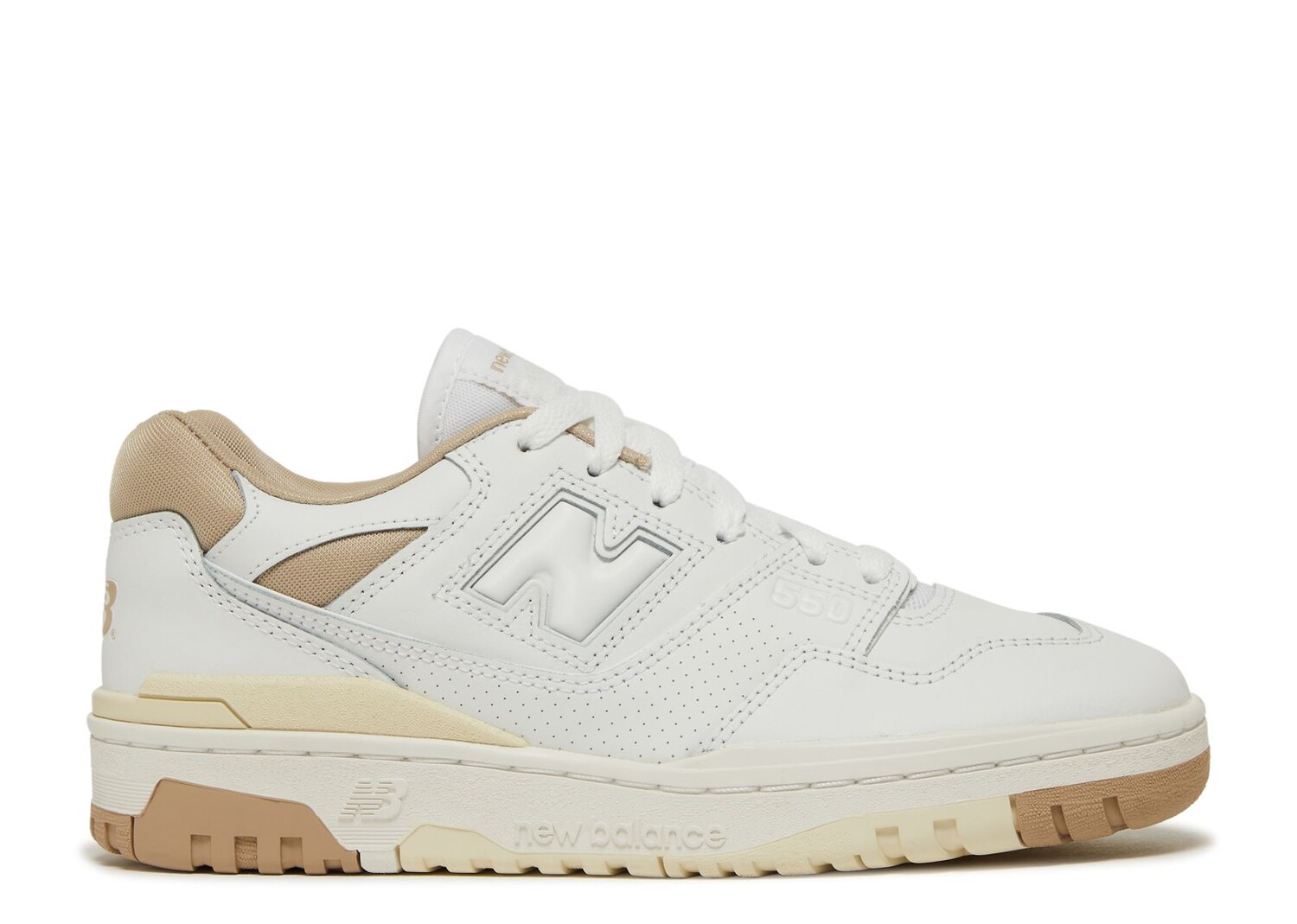 Кроссовки New Balance Wmns 550 'White Raw Cashew', белый mawa broken raw cashew 500g