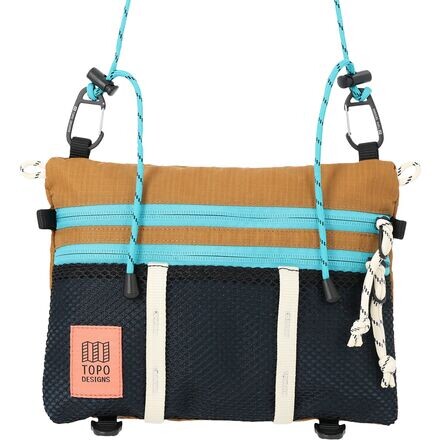 

Сумка через плечо с горными аксессуарами Topo Designs, цвет Khaki/Pond blue