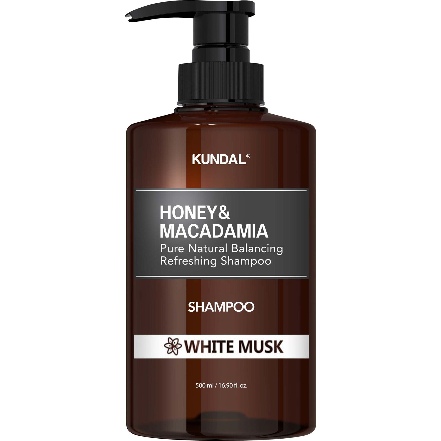 

Шампунь для волос с белым мускусом Kundal Honey & Macadamia, 500 мл