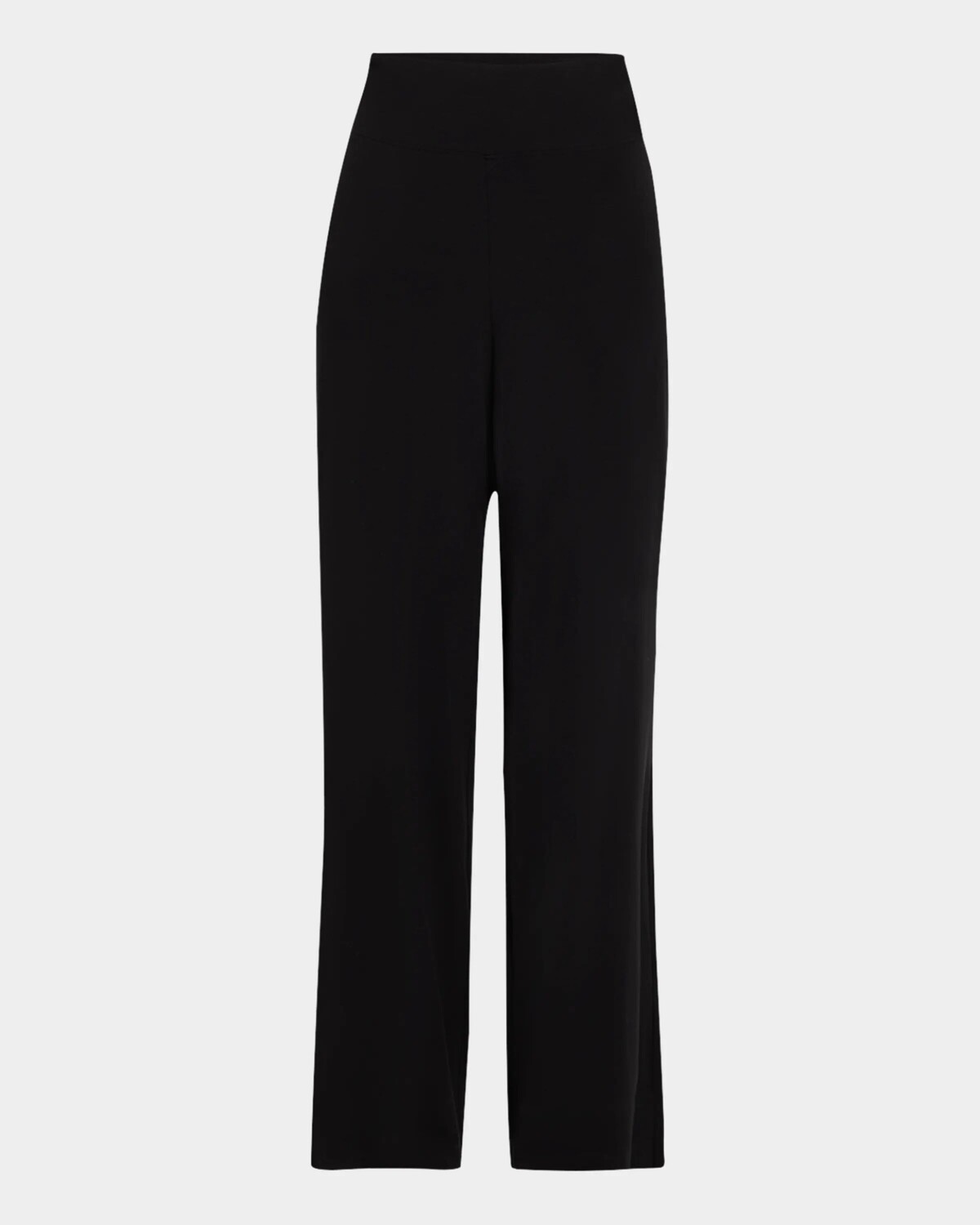 

Широкие брюки из эластичного джерси Eileen Fisher, черный