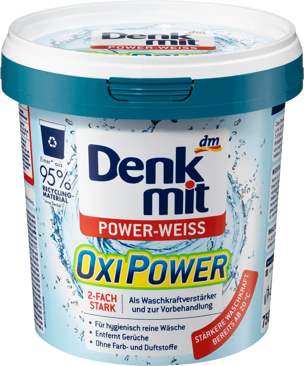 

Порошок-пятновыводитель Oxi Power White 750г Denkmit