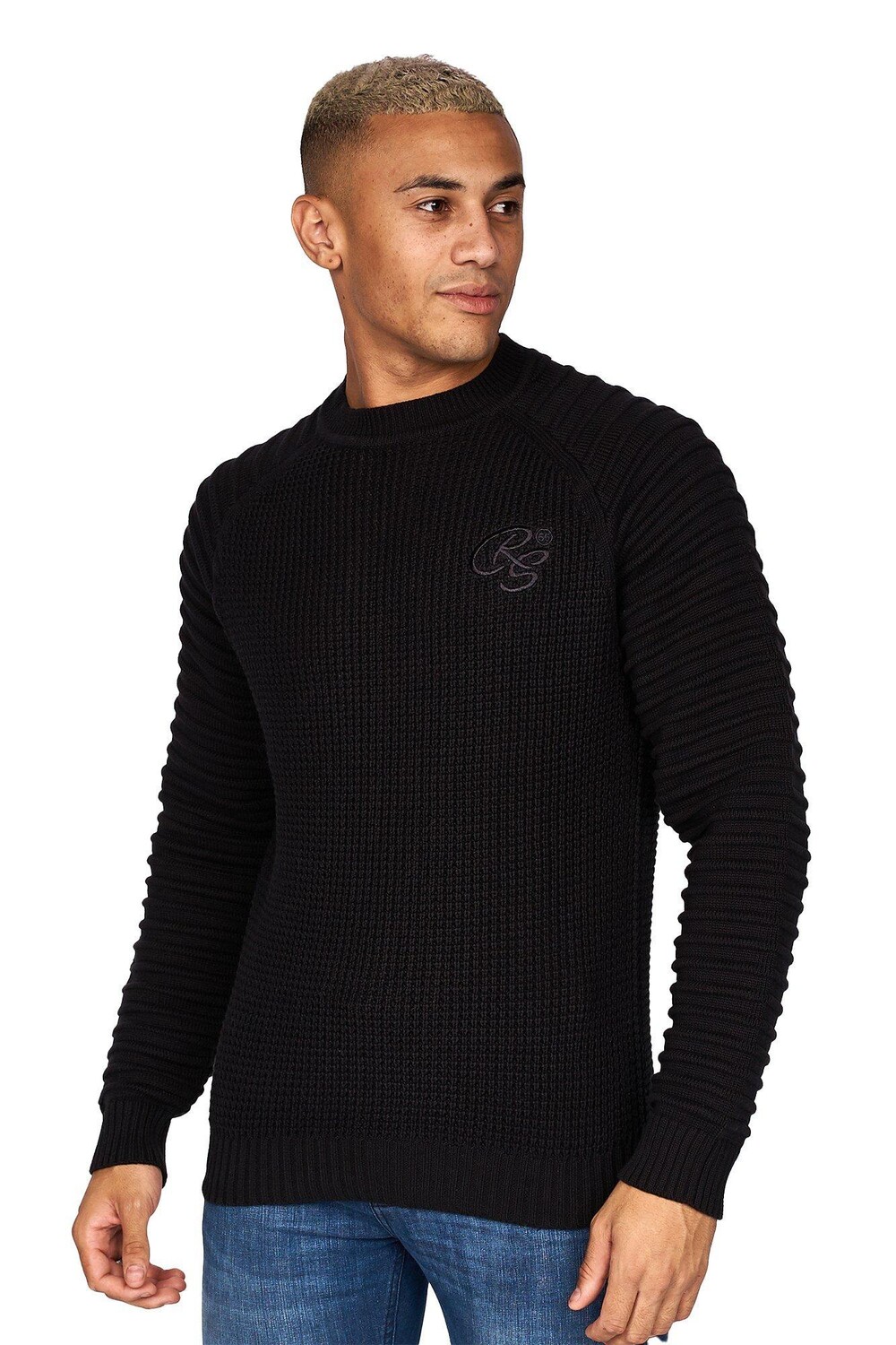 

Вязаный джемпер Netherbie Crosshatch, черный