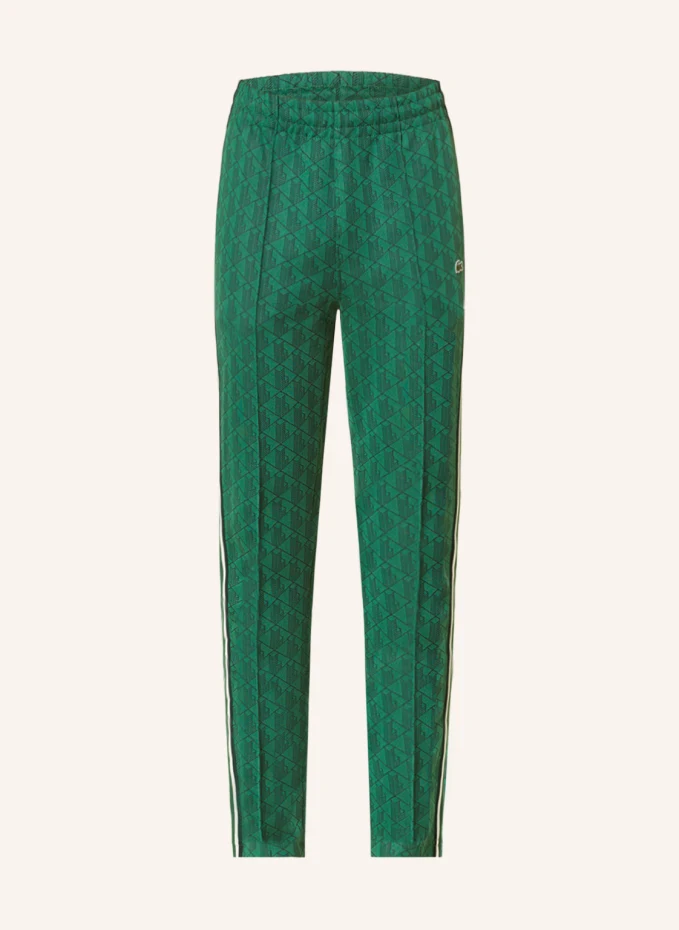 Спортивные брюки стандартного кроя с галлоновыми полосками Lacoste, зеленый