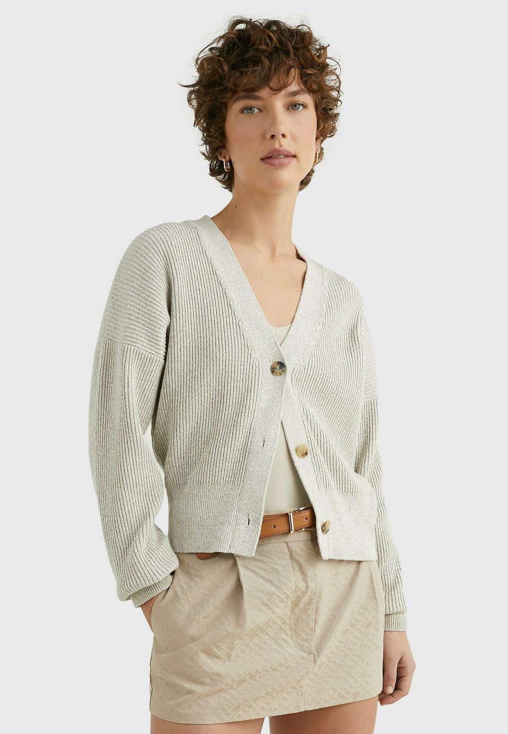 

Кардиган Tommy Hilfiger, песочный, Бежевый