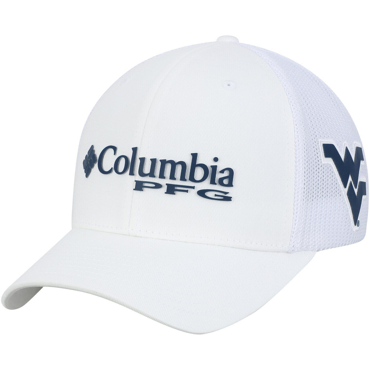 

Мужская кепка Columbia White West Virginia Mountaineers Collegiate PFG Flex Hat
