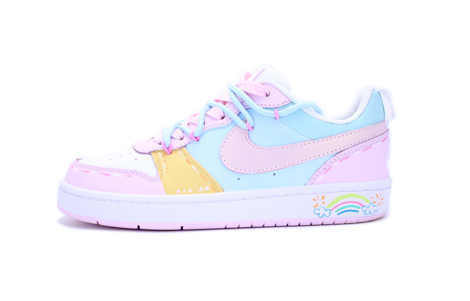 

Кроссовки Nike Court Borough Series Skateboard Shoes Women's Low-Top Blue