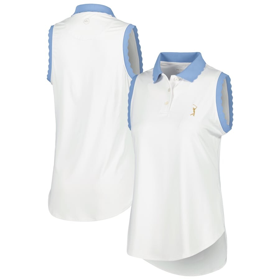 

Поло с коротким рукавом Peter Millar The Players, белый