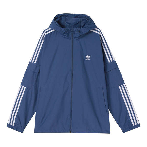 Adidas 3 stripes windbreaker hotsell