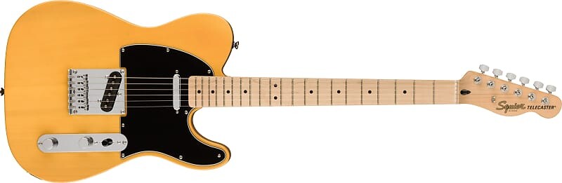 

Электрогитара Squier by Fender Affinity Series Telecaster Electric Guitar, Butterscotch Blonde