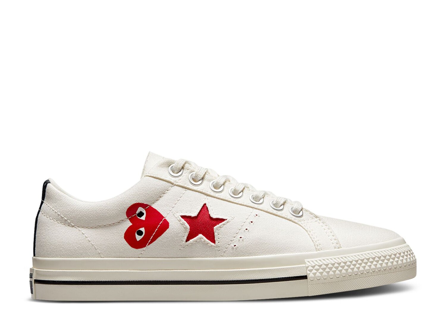 

Кроссовки Converse Comme Des Garçons Play X One Star 'Cloud Dancer', кремовый, Бежевый