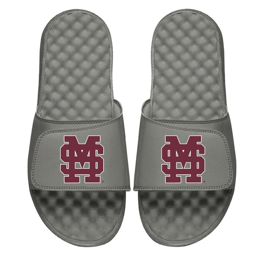 

Шлепанцы ISlide Mississippi State Bulldogs, серый