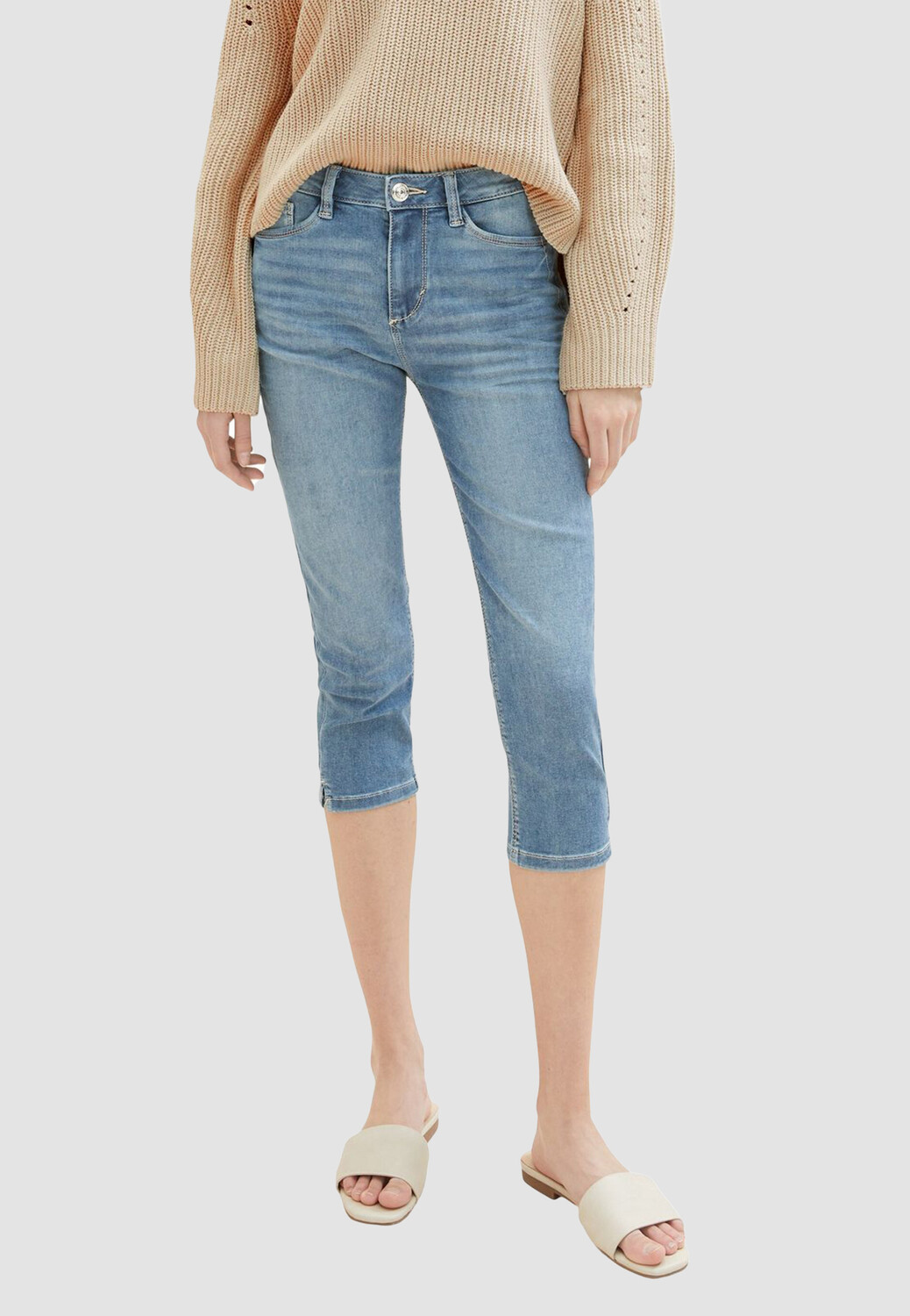 

Шорты Tom Tailor Capri Denim Jeans KATE SLIM, светло синий