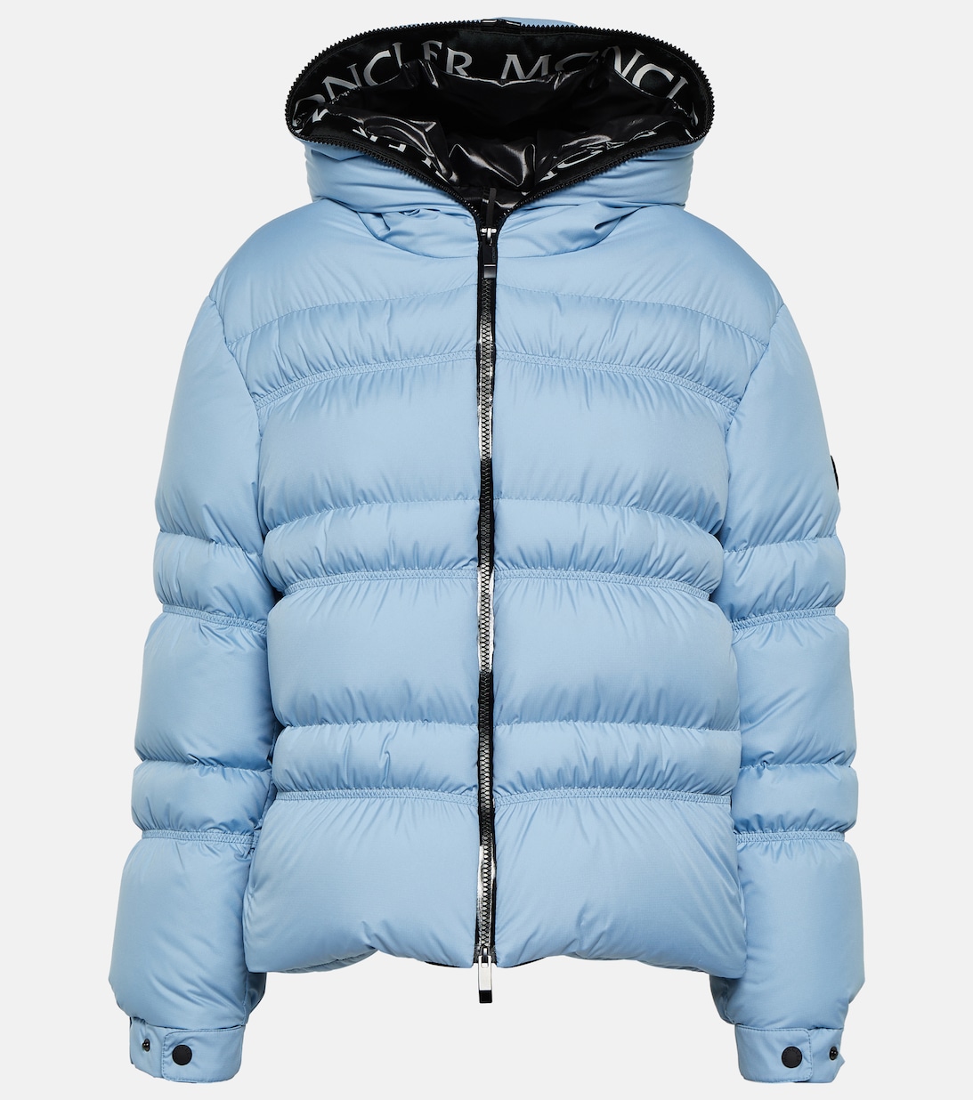 Стеганый пуховик Yser из рипстопа MONCLER, синий стеганый пуховик colomb moncler синий