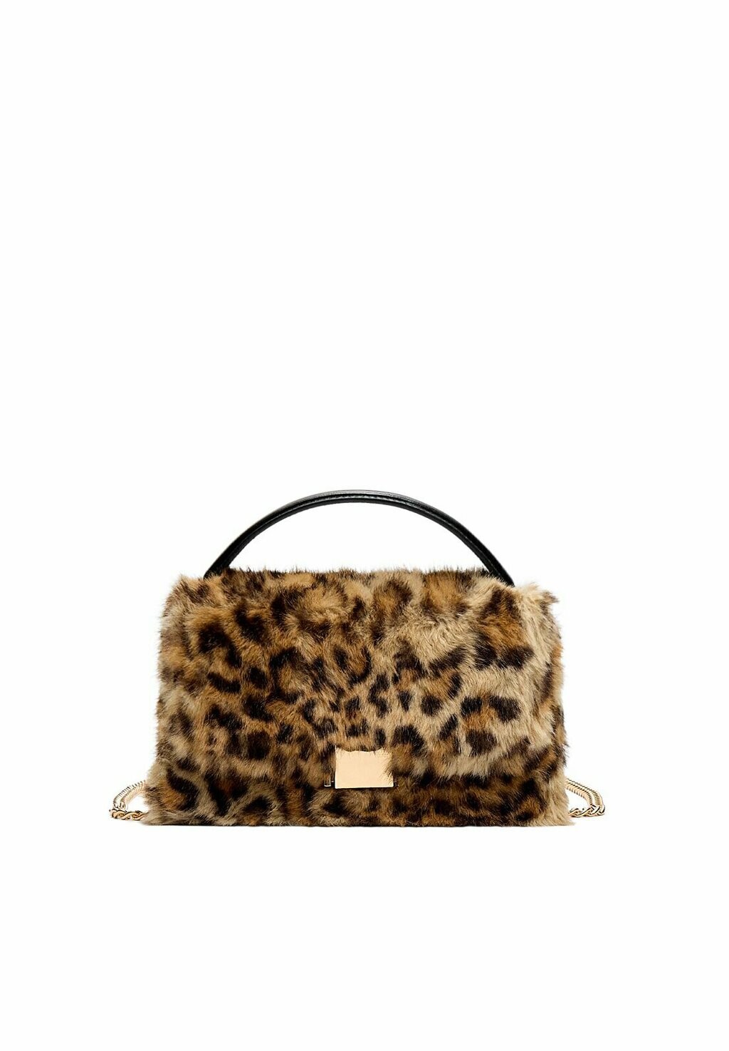 

Сумочка FAUX FUR CROSSBODY BAG Stradivarius, цвет Mottled Brown