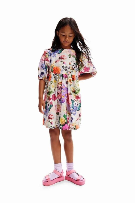 

Desigual Детское хлопковое платье, мультиколор