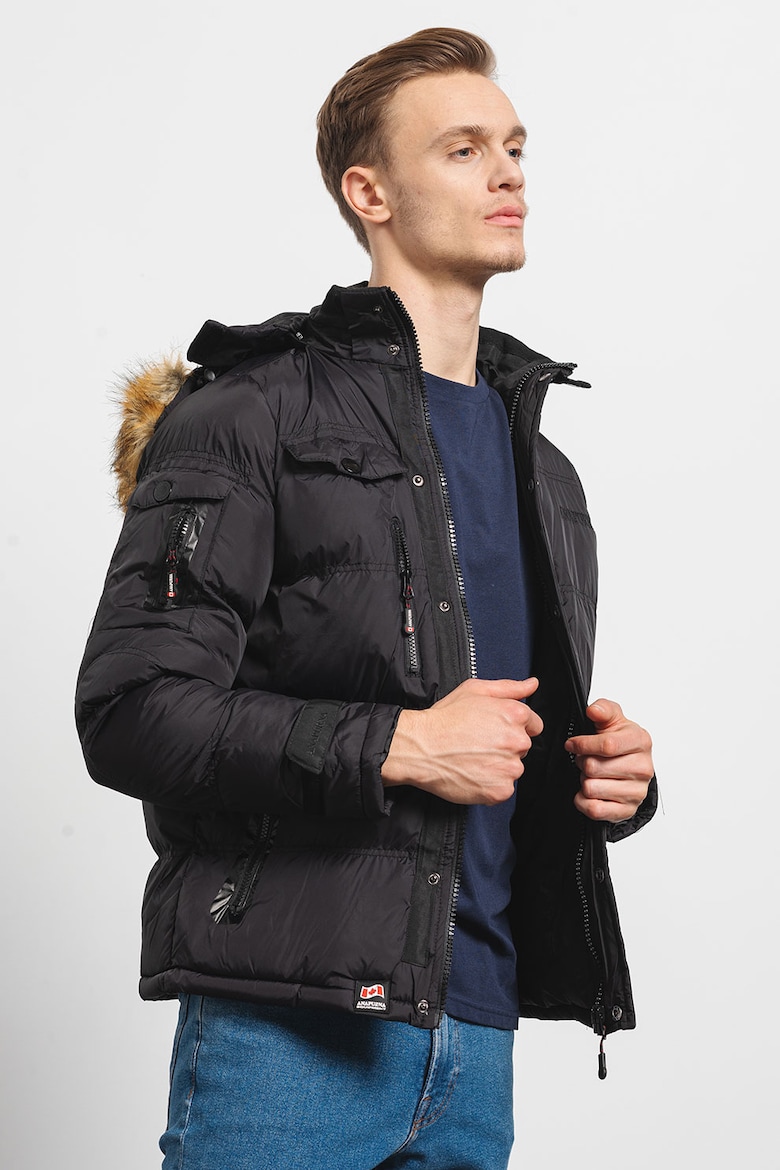 Зимняя куртка Biwa со съемным капюшоном Anapurna, черный