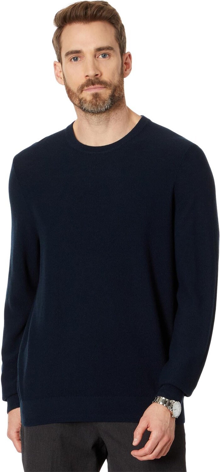 

Reson Regular Fit с круглым вырезом и длинными рукавами Ted Baker, темно-синий