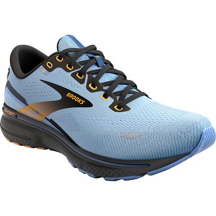 

Беговые кроссовки Ghost 15 женские Brooks, цвет Light Blue/Black/Yellow