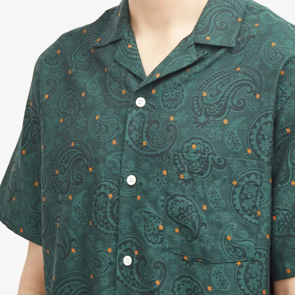 

Portuguese Flannel Жаккардовая рубашка с узором пейсли, зеленый