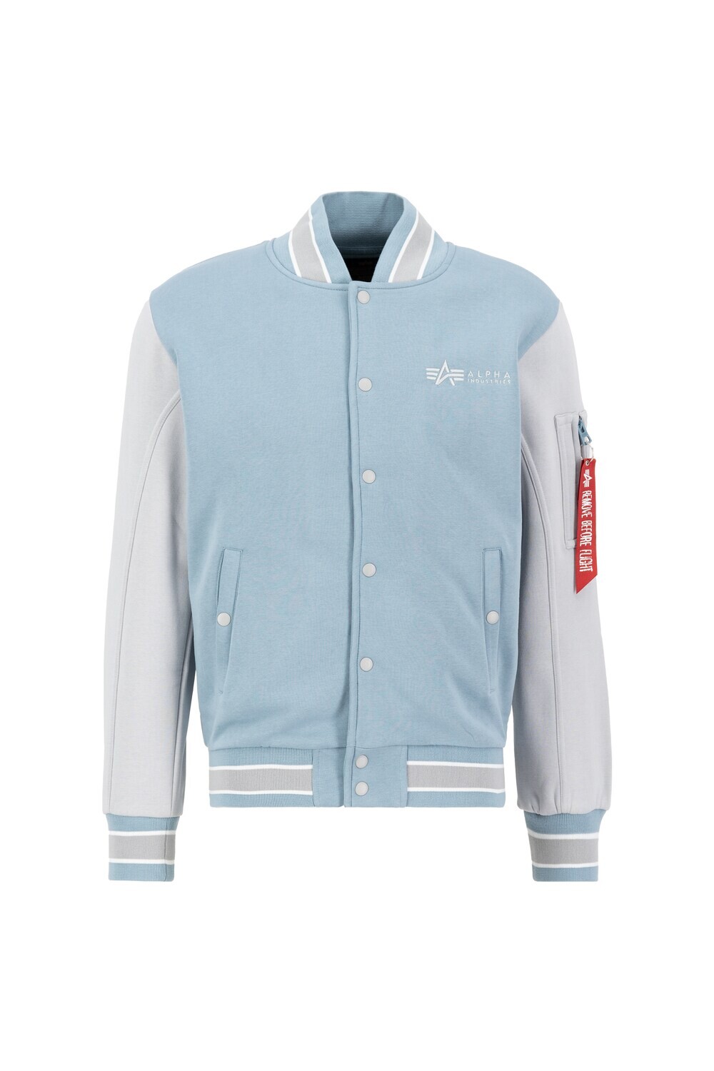 

Толстовка на молнии Alpha Industries, светло-синий