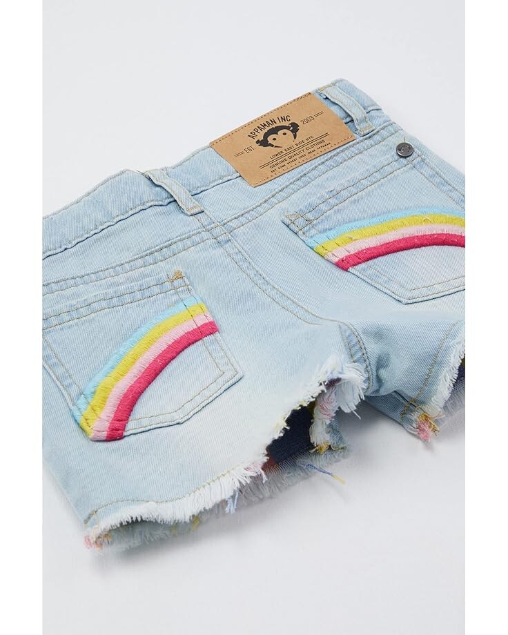 

Шорты Appaman Rainbow Pocket Rhodes Shorts, цвет Light Blue Denim