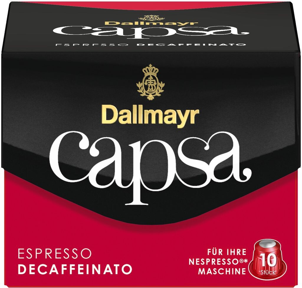 

Dallmayr Капса Эспрессо без кофеинато | 10 комп. Nespresso. Капсулы