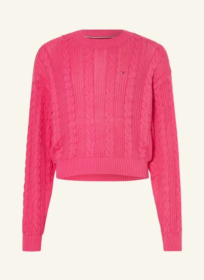 

Пуловер Tommy Hilfiger, розовый