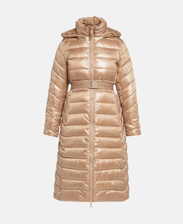 

Стеганое пальто Calvin Klein, белый