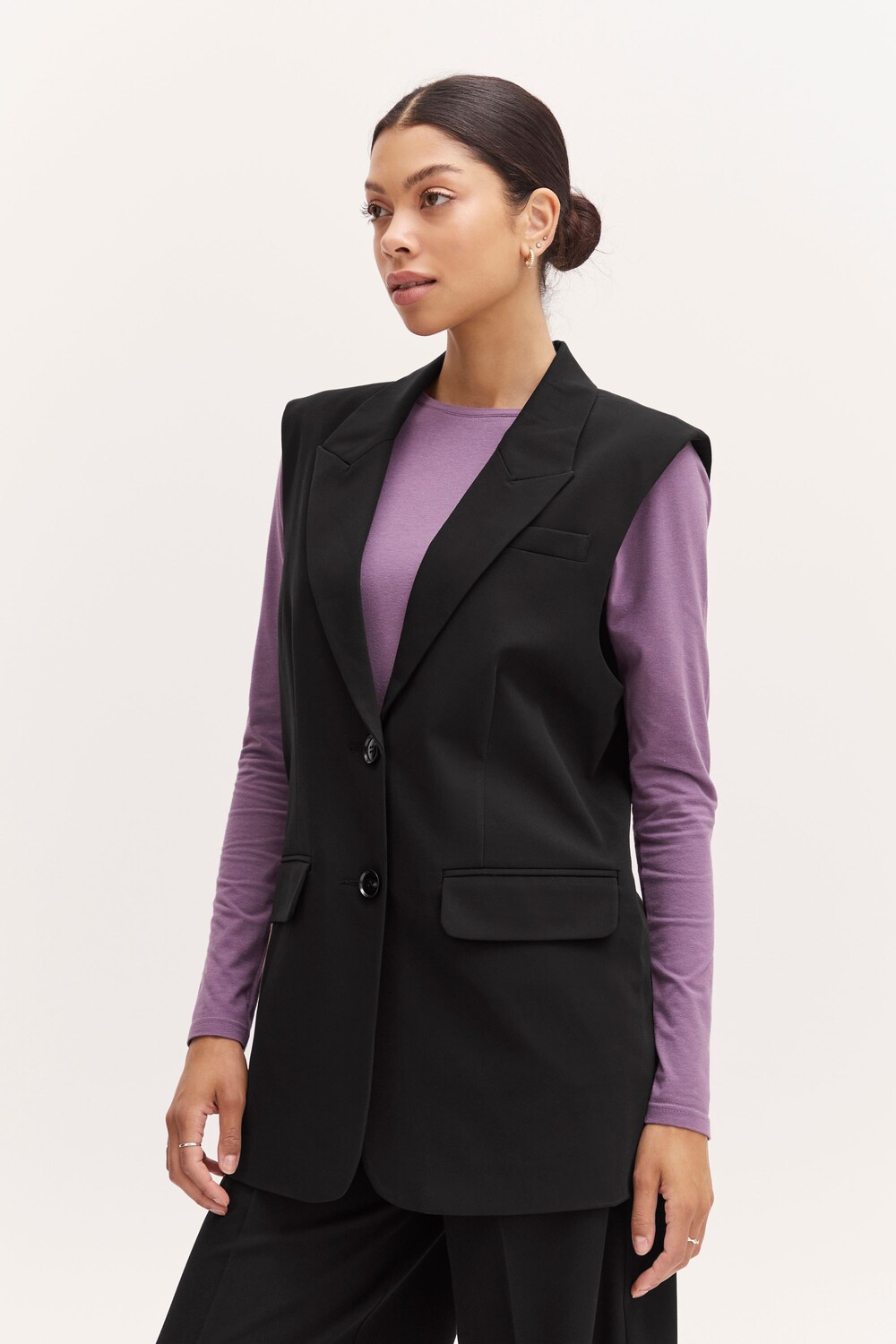 

Утепленный жилет b.young Anzug BYDECERI WAISTCOAT 20812029, черный